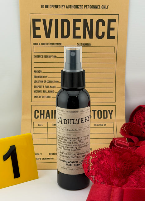 Adultery Room Spray - Presumed Innoscent - 4 oz