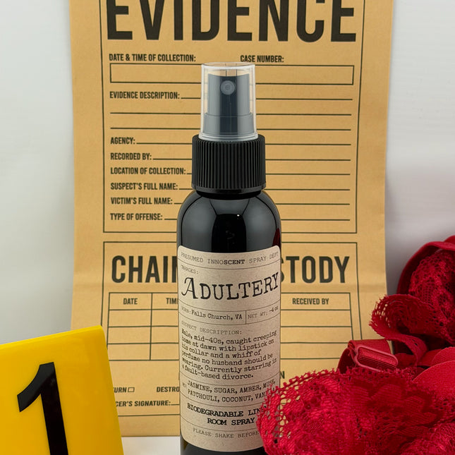 Adultery Room Spray - Presumed Innoscent - 4 oz