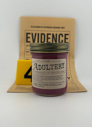 Adultery Scented Candle - Presumed InnoscentMedium | Jelly Jar | 6.5 oz