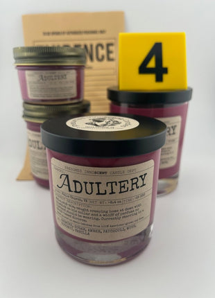 Adultery Scented Candle - Presumed Innoscent Family Photo