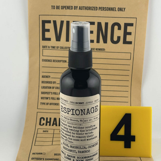Espionage Room and Fabric Spray - Presumed Innoscent