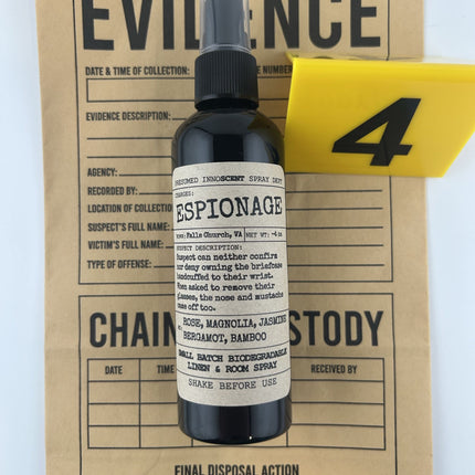 Espionage Room and Fabric Spray - Presumed Innoscent