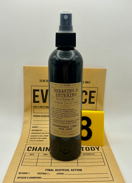 Breaking & Entering Room Spray 8 oz - Presumed Innoscent