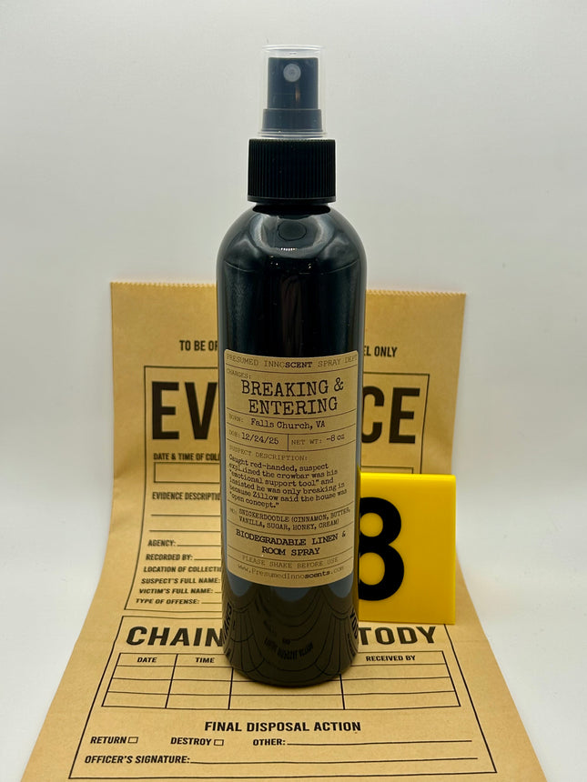 Breaking & Entering Room Spray