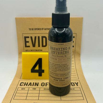 Breaking & Entering Room Spray