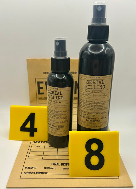 Serial Killing Room Spray 8 oz - Presumed Innoscent