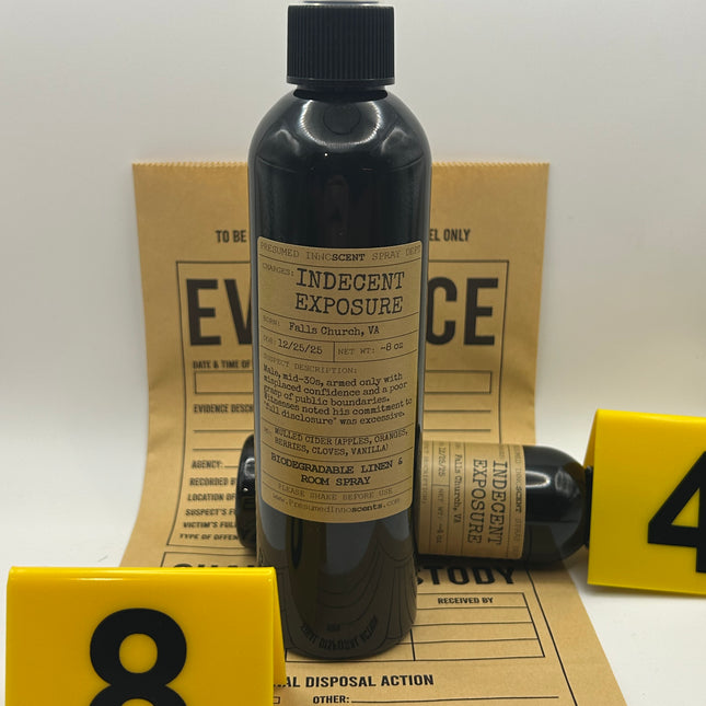 Indecent Exposure Room Spray 8 oz - Presumed Innoscent
