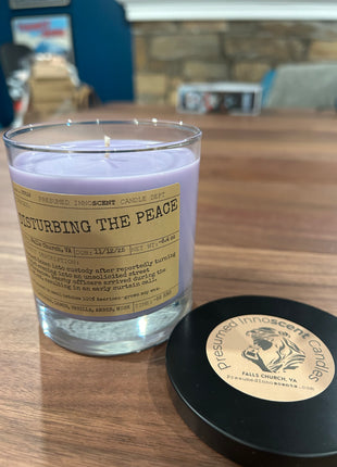 Disturbing the Peace Scented Candle Medium | Jelly Jar | 6.5 oz - Presumed Innoscent