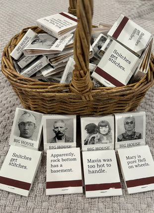 Mugshot Matchbooks - Presumed Innoscent