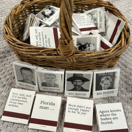 Mugshot Matchbooks