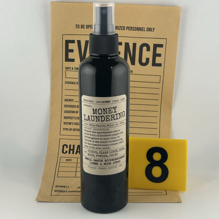 Money Laundering Room and Fabric Spray - Presumed Innoscent