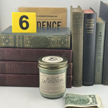 Money Laundering Scented Candle Medium | Jelly Jar | 6.5 oz - Presumed Innoscent