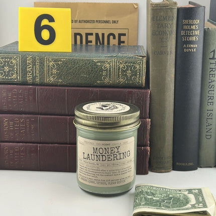 Money Laundering Scented Candle Medium | Jelly Jar | 6.5 oz - Presumed Innoscent