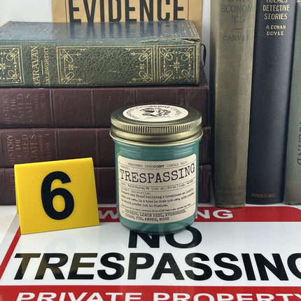 Trespassing Scented Candle Medium | Jelly Jar | 6.5 oz - Presumed Innoscent