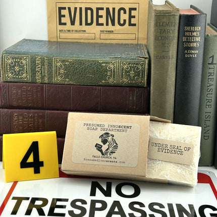 Trespassing Soap Bar - 4 oz - unwrapped - Presumed Innoscent