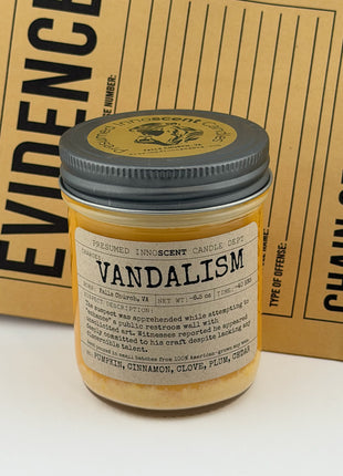 Vandalism Scented Candle - Presumed Innoscent - Medium | Jelly Jar | 6.5 oz