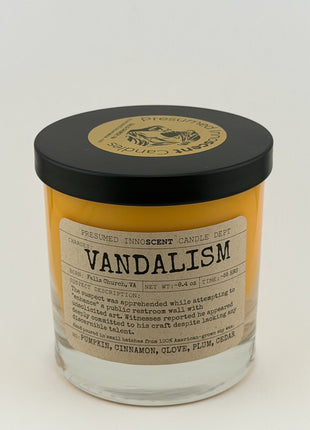 Vandalism Scented Candle - Presumed Innoscent - Large | Mayo Jar | 10.5 oz