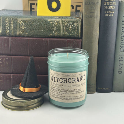 Witchcraft Scented Candle Medium | Jelly Jar | 6.5 oz, lid off - Presumed Innoscent