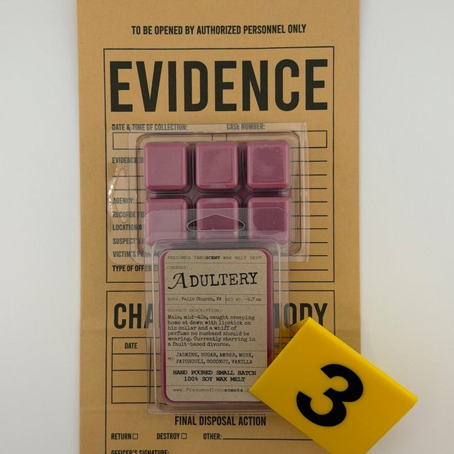 Adultery 6pc Wax Melt - Presumed Innoscent
