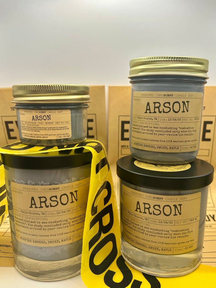 Arson Scented Candle - Presumed Innoscent