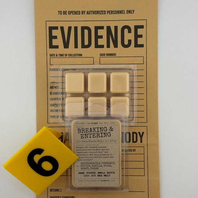 Breaking & Entering 6pc Wax Melt - Presumed Innoscent