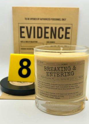 Breaking & Entering Scented Candle Large | Old Fashioned Glass | 8.4 oz - Presumed Innoscent