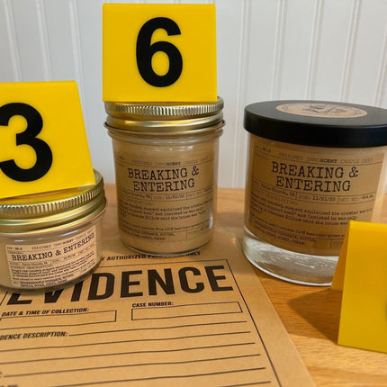 Breaking & Entering Scented Candle - Presumed Innoscent