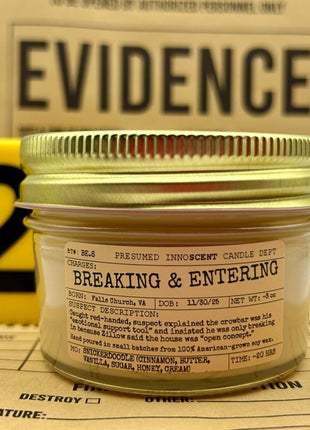 Breaking & Entering Scented Candle Large | Old Fashioned Glass | 8.4 oz - Presumed Innoscent