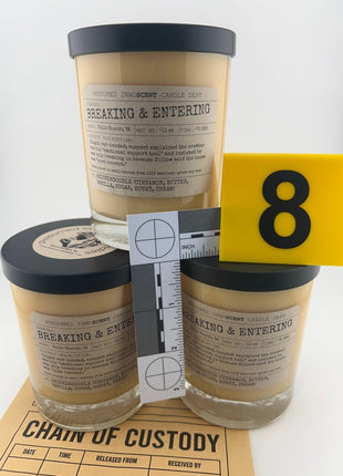 Breaking & Entering Scented Candle Extra Large | Double Old Fashioned Glass | 11 oz - Presumed Innoscent