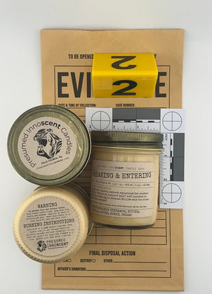 Breaking & Entering Scented Candle Extra Large | Double Old Fashioned Glass | 11 oz - Presumed Innoscent