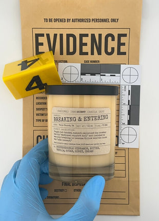 Breaking & Entering Scented Candle Extra Large | Double Old Fashioned Glass | 11 oz - Presumed Innoscent