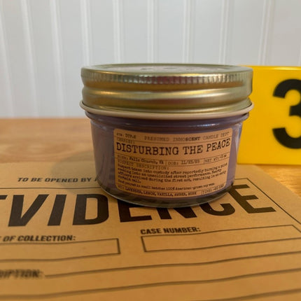Disturbing the Peace Scented Candle - Presumed Innoscent