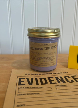 Disturbing the Peace Scented Candle Medium | Jelly Jar | 6.5 oz - Presumed Innoscent