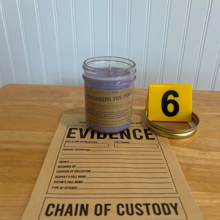Disturbing the Peace Scented Candle - Presumed Innoscent