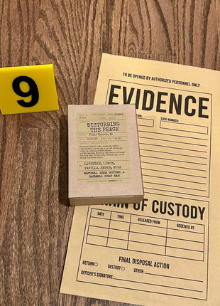 Disturbing the Peace Soap Bar - Presumed Innoscent