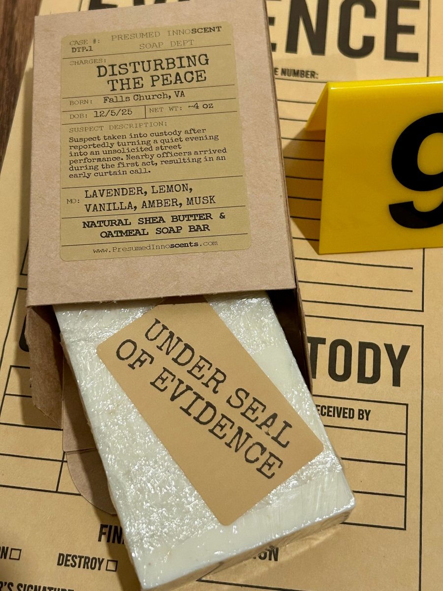 Disturbing the Peace Soap Bar - Presumed Innoscent