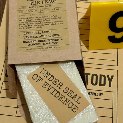 Disturbing the Peace Soap Bar - Presumed Innoscent