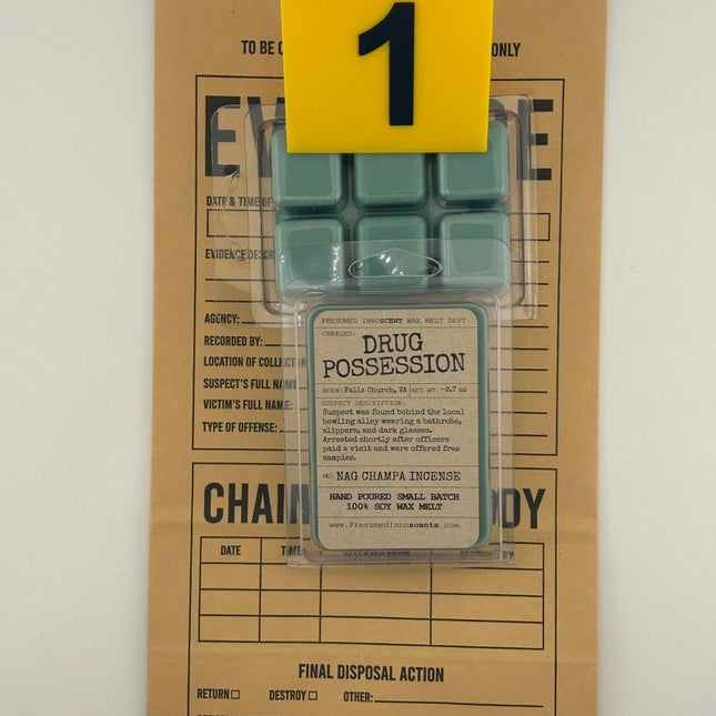 Drug Possession 6pc Wax Melt - Presumed Innoscent