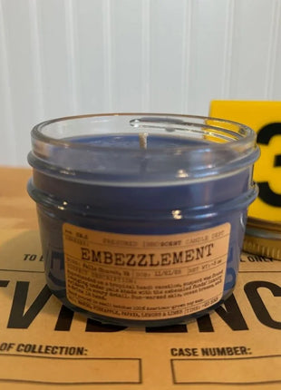 Embezzlement Scented Candle Medium | Jelly Jar | 6.5 oz - Presumed Innoscent