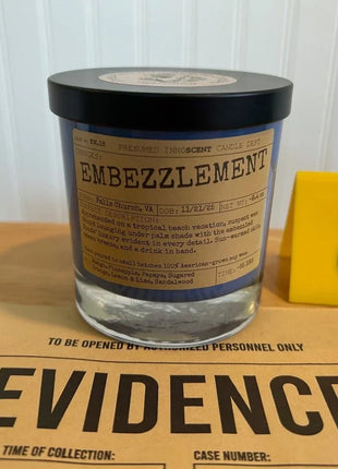 Embezzlement Scented Candle Medium | Jelly Jar | 6.5 oz - Presumed Innoscent