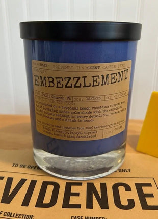 Embezzlement Scented Candle Medium | Jelly Jar | 6.5 oz - Presumed Innoscent