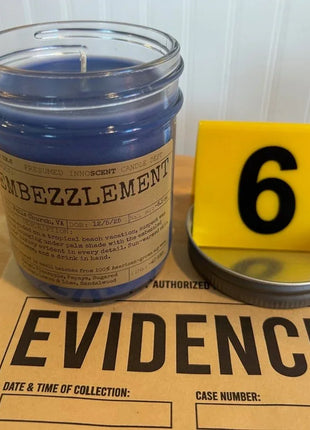 Embezzlement Scented Candle Medium | Jelly Jar | 6.5 oz - Presumed Innoscent