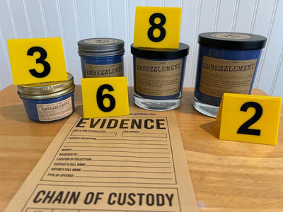 Embezzlement Scented Candle - Presumed Innoscent
