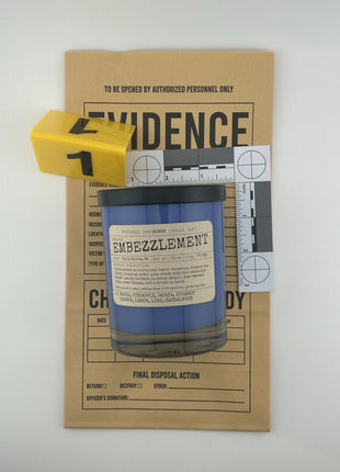 Embezzlement Scented Candle Extra Large | Double Old Fashioned Glass | 11 oz - Presumed Innoscent