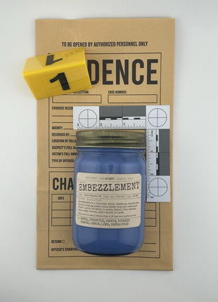 Embezzlement Scented Candle Large | Mayo Jar | 10.5 oz - Presumed Innoscent