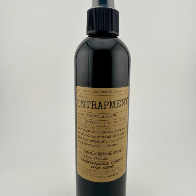 Entrapment Room Spray 8 oz - Presumed Innoscent