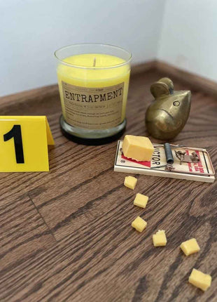 Entrapment Scented Candle Small | Squat Jelly Jar | 3 oz - Presumed Innoscent