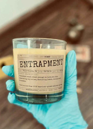 Entrapment Scented Candle Large | Old Fashioned Glass | 8.4 oz - Presumed Innoscent