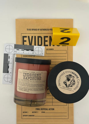 Indecent Exposure Scented Candle [CLEARANCE] Extra Large | Mayo Jar | 13.4 oz - Presumed Innoscent