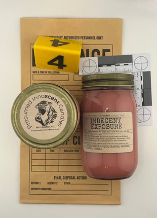 Indecent Exposure Scented Candle [CLEARANCE] Large | Mayo Jar | 10.5 oz - Presumed Innoscent